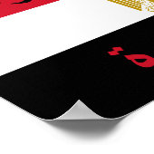 Ägypten "Lang lebe die Revolution" Poster (Ecke)