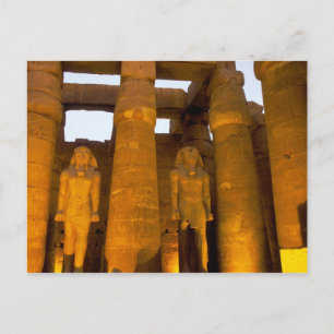 Ägypten, Luxor. Karnack-Tempel. Postkarte