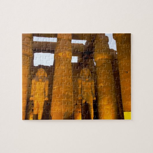 Ägypten, Luxor. Karnack-Tempel Puzzle (Horizontal)