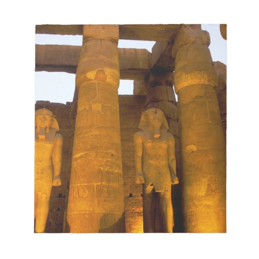 Ägypten, Luxor. Karnack Temple. Notizblock (Vorderseite)