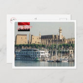 Ägypten - Luxor - Postkarte (Vorne/Hinten)