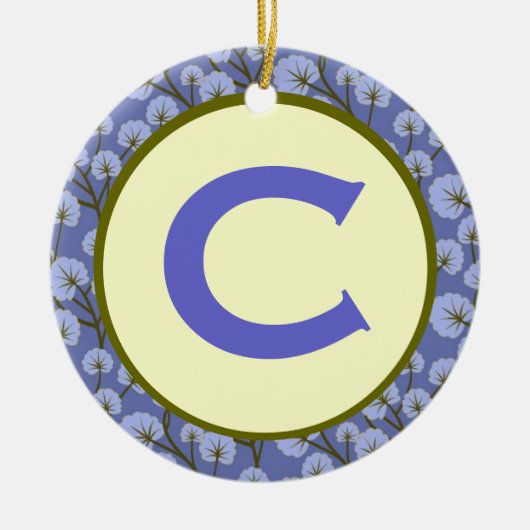 Ägypten-Monogramm Kalt Keramik Ornament (Vorne)