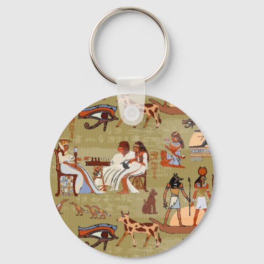 Ägypten | Muster der Symbole Schlüsselanhänger (Vorderseite)