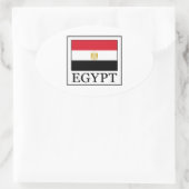 Ägypten Ovaler Aufkleber (Tasche)