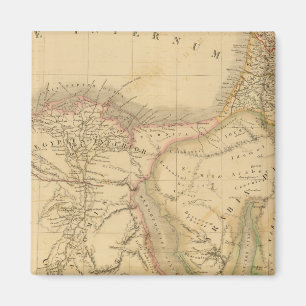 Ägypten, Palästina und Arabien-Karte Magnet