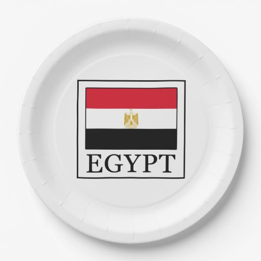 Ägypten Pappteller (Vorderseite)