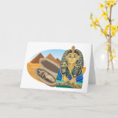 Ägypten Pharaoh Karte (Gelbe Blume)
