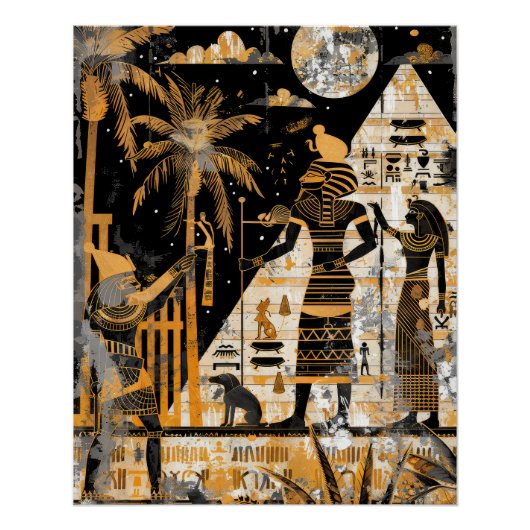 Ägypten Pharaoh King Party Poster (Vorderseite)