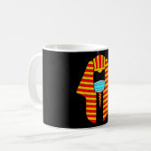 Ägypten Pharaoh König Tut Shirt Kaffeetasse (Vorderseite Links)