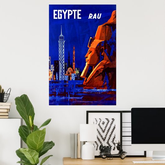Ägypten ~ Pharaoh Ramses Poster (Heimbüro)
