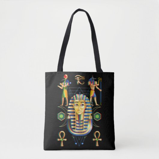 Ägypten Pharaoh Tutankhamun King Tut Horus Eye Ank Tasche (Vorderseite)