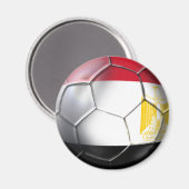 Ägypten Pharoahs Fußballfans Magnet (Vorderseite/Rückseite)