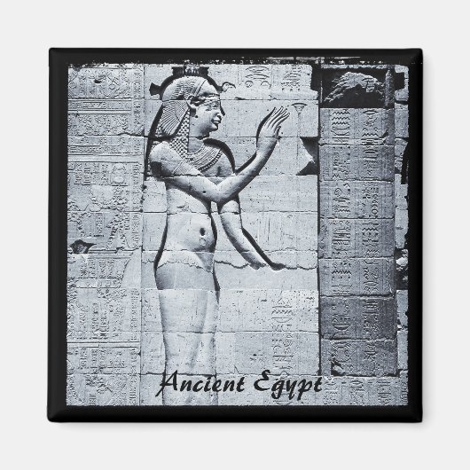 Ägypten, Philatelie-Tempel, Hieroglyphen (Kühlschr Magnet (Vorne)