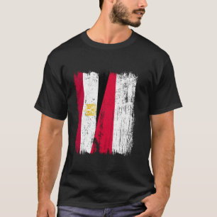 Ägypten Polen Halbflagge Ägyptisch Polnische Absta T-Shirt