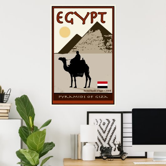 Ägypten Poster (Heimbüro)