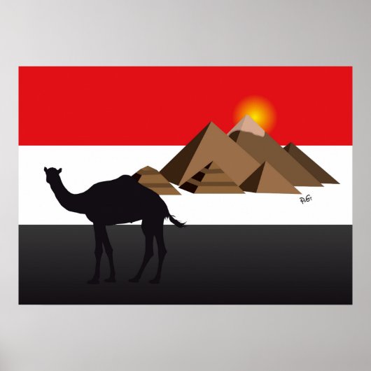 Ägypten-Poster Poster (Vorne)
