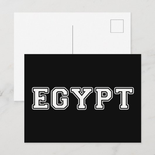 Ägypten Postkarte (Vorne/Hinten)