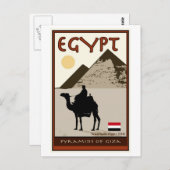 Ägypten Postkarte (Vorne/Hinten)