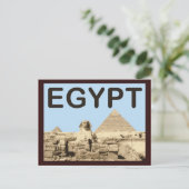 Ägypten Pyramide des Chephren Postkarte (Stehend Vorderseite)