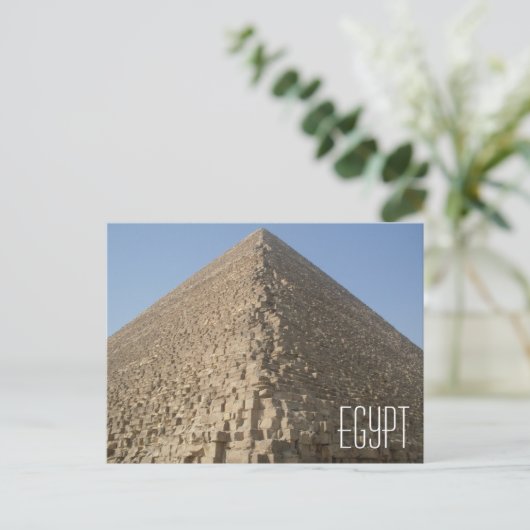 Ägypten Pyramide Postkarte (Stehend Vorderseite)