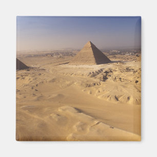 Ägypten, Pyramiden bei Giza, Khafre, Khufu, Menkau Magnet
