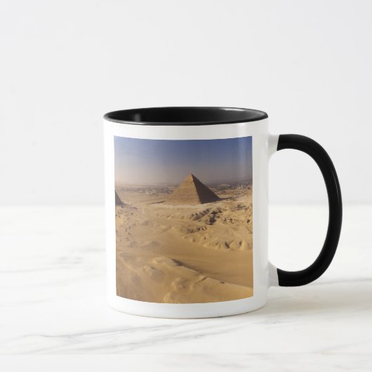 Ägypten, Pyramiden in Gizeh, Ghafre, Khufu, Menkau Tasse (Rechts)