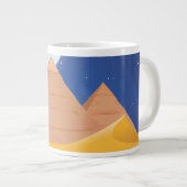 Ägypten Pyramiden Jumbo-Tasse (Vorderseite Rechts)