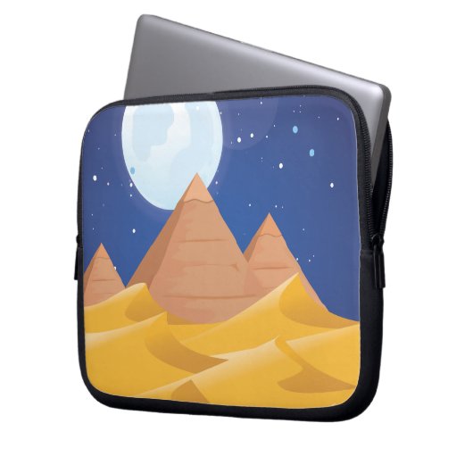 Ägypten Pyramiden Laptopschutzhülle (Vorderseite Links)