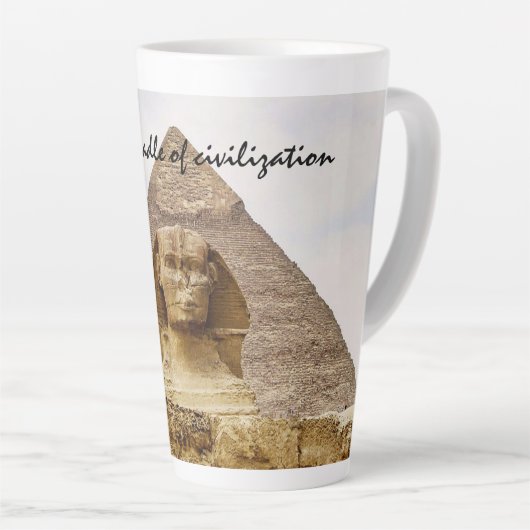 Ägypten Pyramiden Milchtasse (Rechte Ecke)