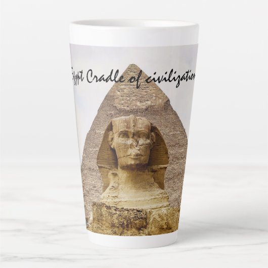 Ägypten Pyramiden Milchtasse (Vorderseite)