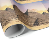 Ägypten Pyramiden Sphinx Khufu Foto Souvenir Wüste Geschenkpapier (Rolleneckpunkt)