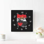 Ägypten Quadratische Wanduhr (Zuhause)