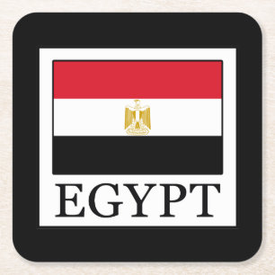 Ägypten Rechteckiger Pappuntersetzer
