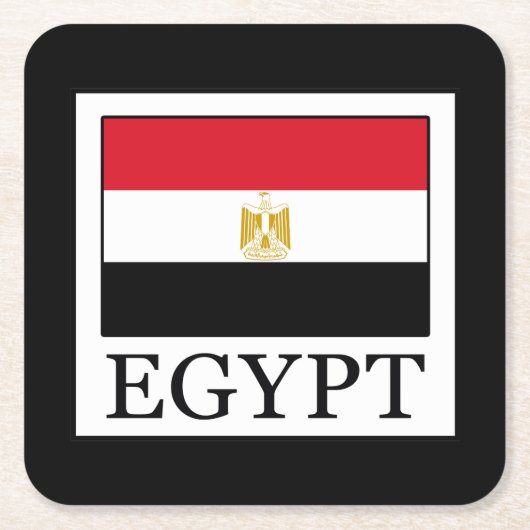 Ägypten Rechteckiger Pappuntersetzer (Vorderseite)