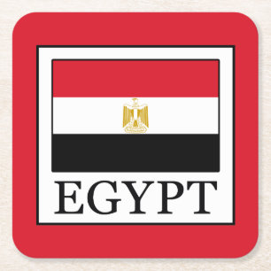 Ägypten Rechteckiger Pappuntersetzer