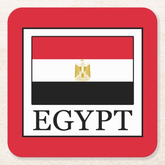 Ägypten Rechteckiger Pappuntersetzer (Vorderseite)