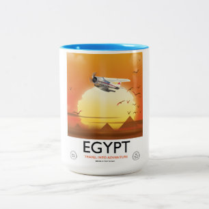 Ägypten "Reise in das Abenteuer" Zweifarbige Tasse