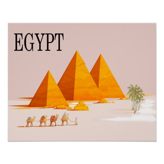 Ägypten Reise Poster (Vorderseite)