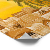 Ägypten Reiseplakat Poster (Ecke)