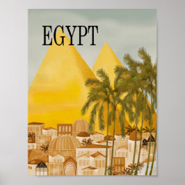 Ägypten Reiseplakat Poster