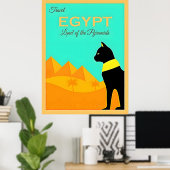Ägypten Reiseplakat Poster (Heimbüro)