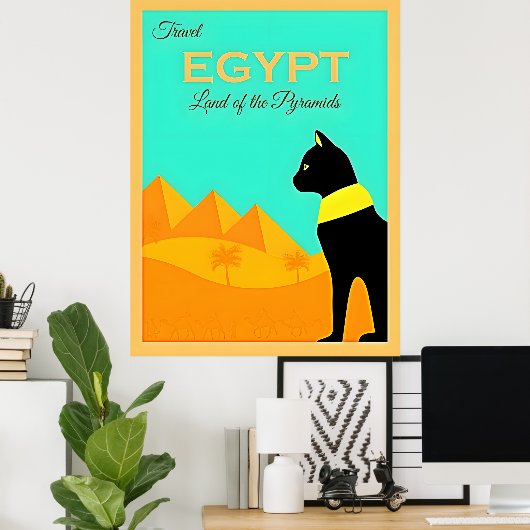 Ägypten Reiseplakat Poster (Heimbüro)