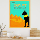 Ägypten Reiseplakat Poster (Küche)