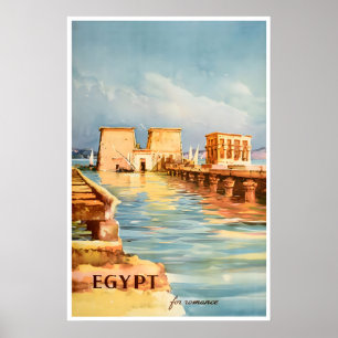 Ägypten-Reiseposter Ägyptische Kunst Weltreisender Poster