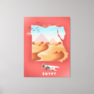 Ägypten-Reiseposter Leinwanddruck