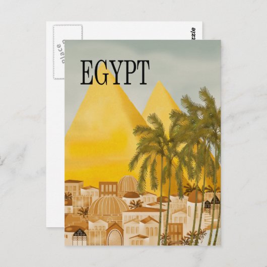 Ägypten Reisepostkarte Postkarte (Vorne/Hinten)