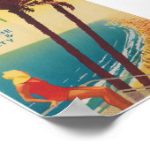 Ägypten Retro Vintage Travel Poster (Ecke)