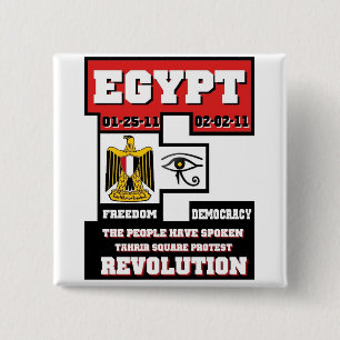 Ägypten-Revolution Button