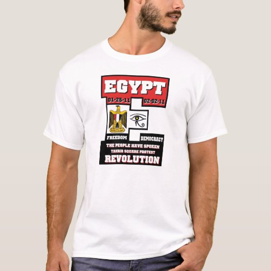 Ägypten-Revolution T-Shirt (Vorderseite)