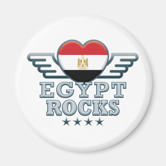 Ägypten Rocks v2 Magnet (Vorne)
